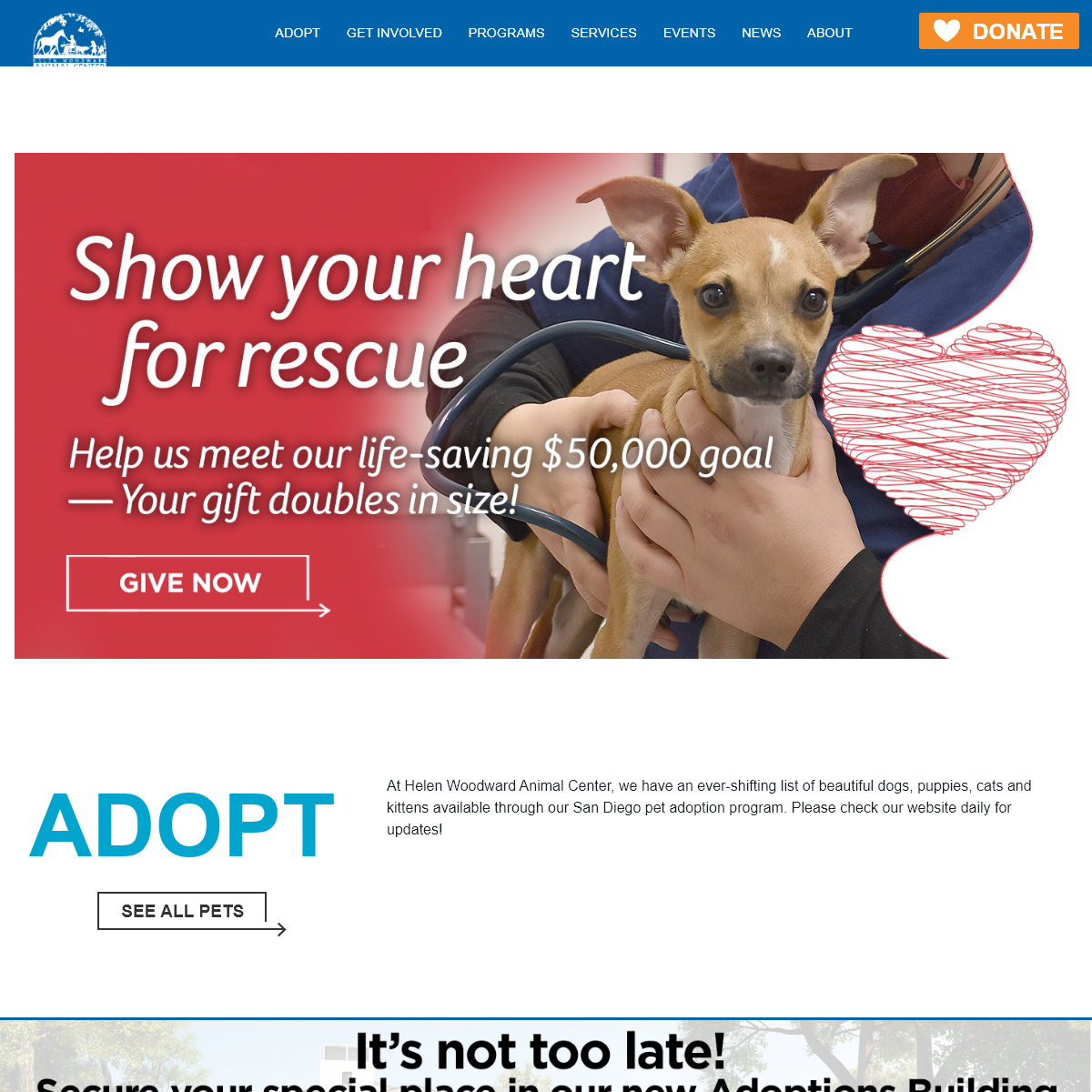A complete backup of animalcenter.org