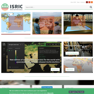A complete backup of isric.org