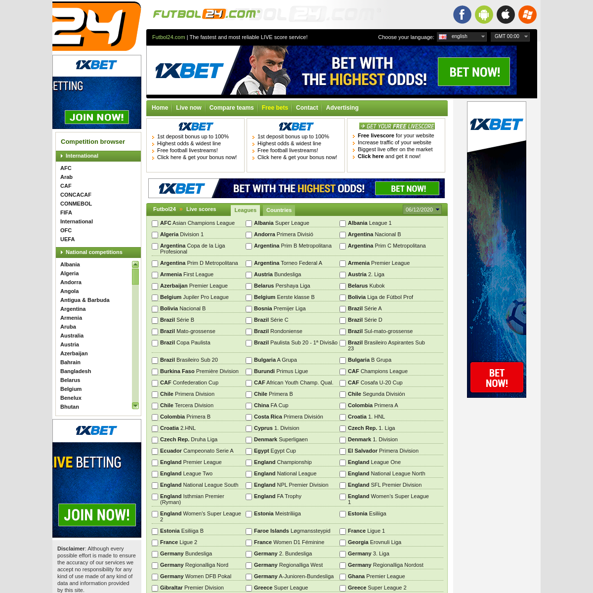 Futbol24 Livescore Soccer Results Fixtures Statistics