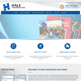 A complete backup of halepackaging.com