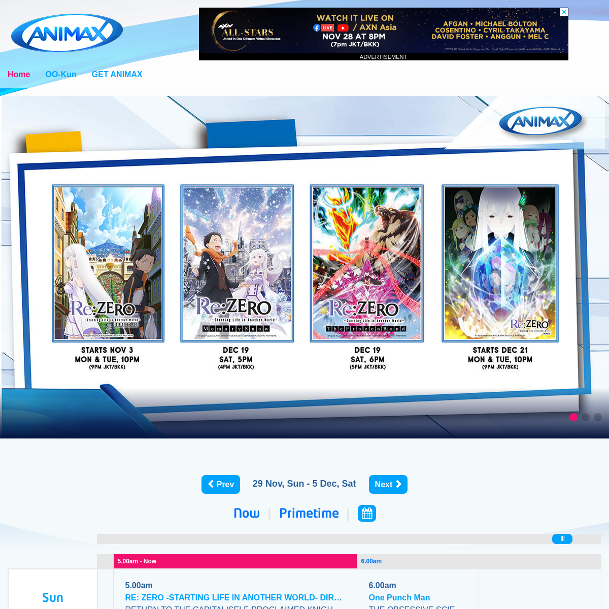 A complete backup of animax-asia.com
