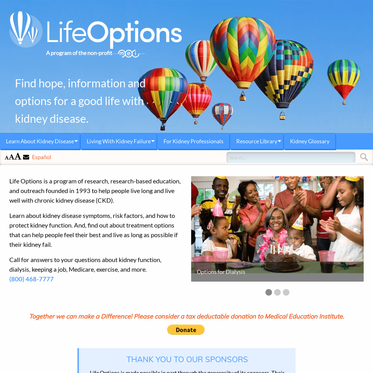 A complete backup of lifeoptions.org