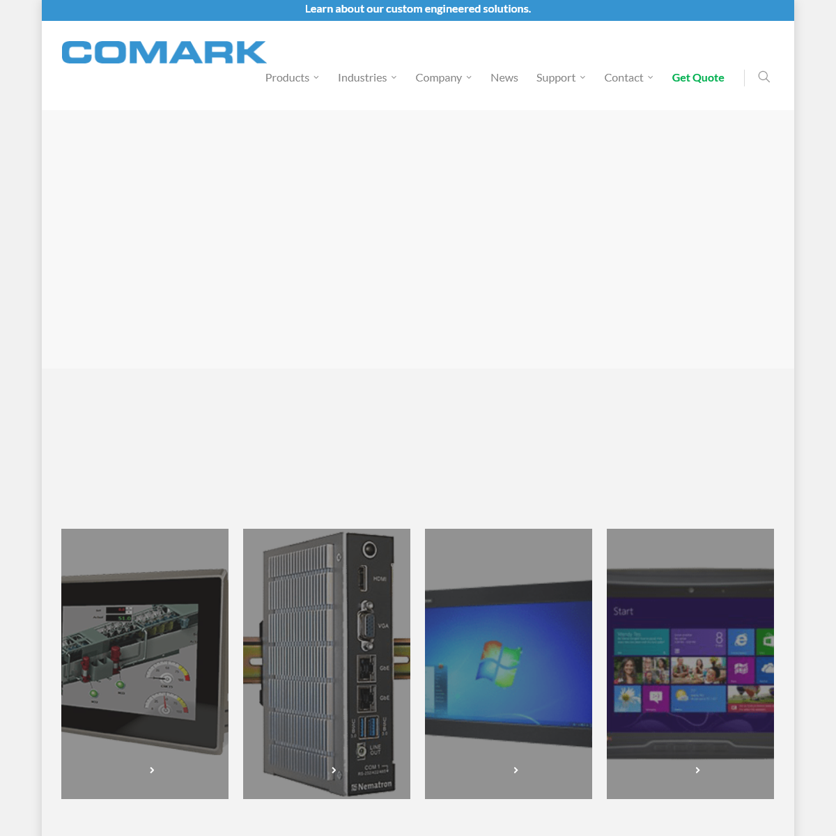 Comark Industrial computer & display solutions