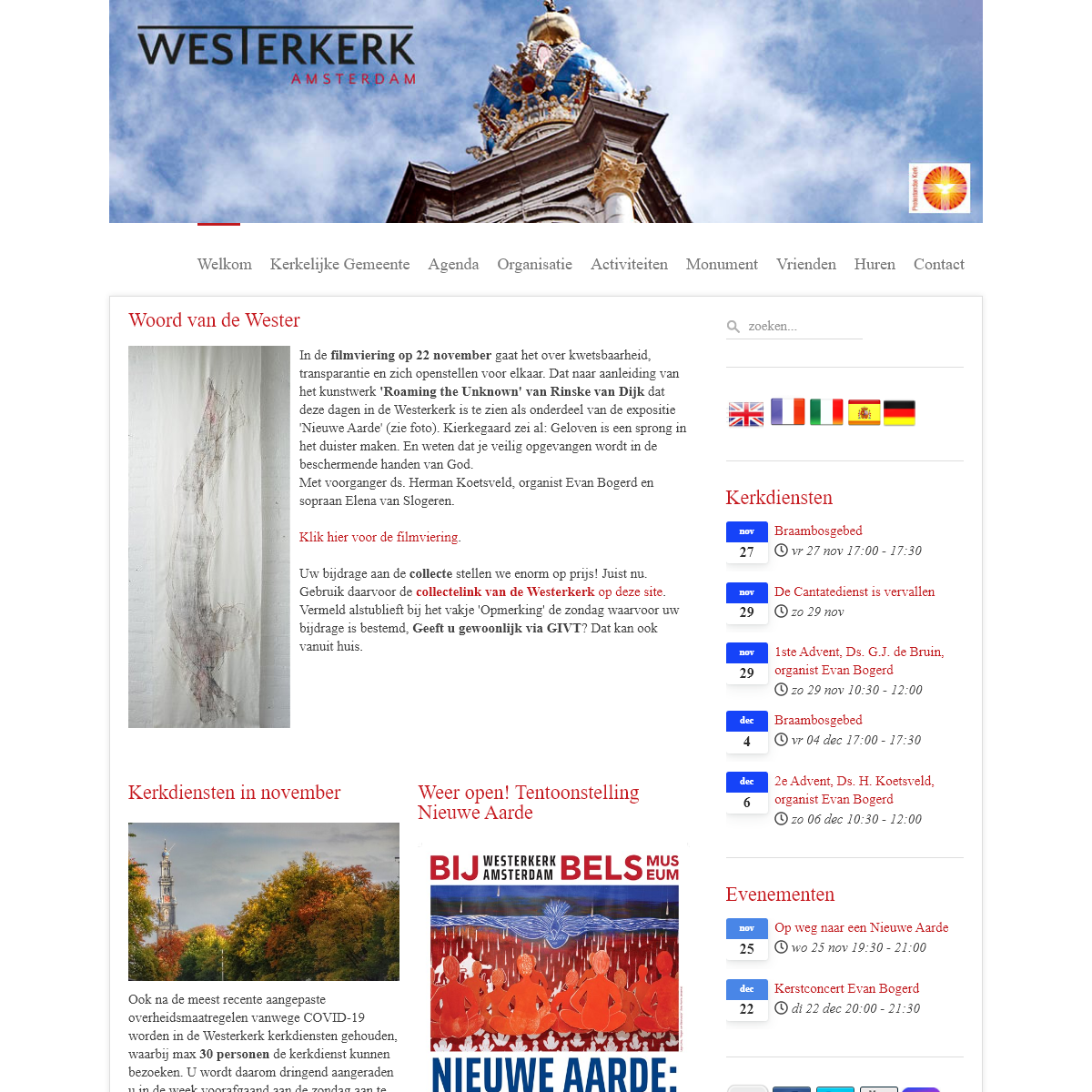 A complete backup of westerkerk.nl