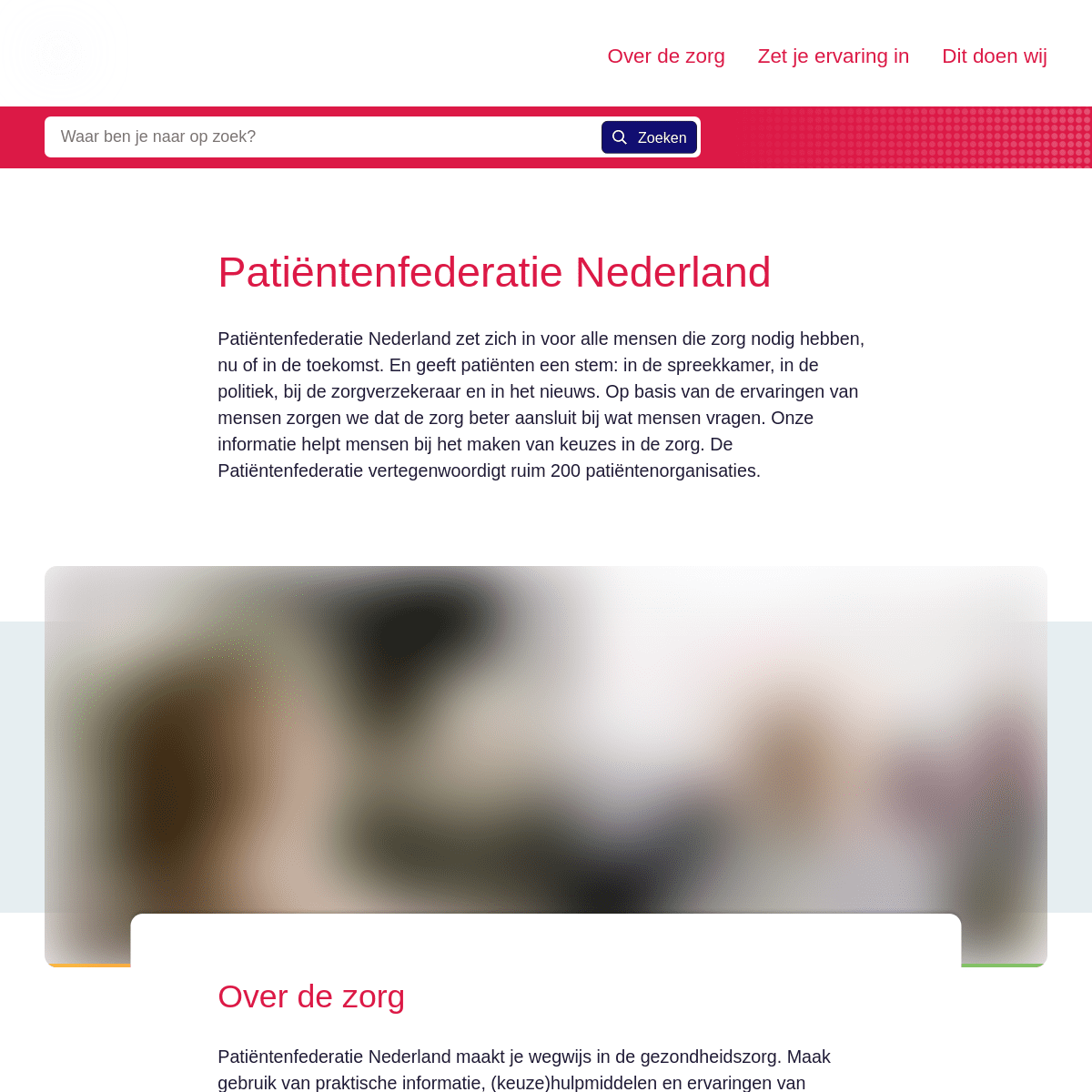 A complete backup of patientenfederatie.nl