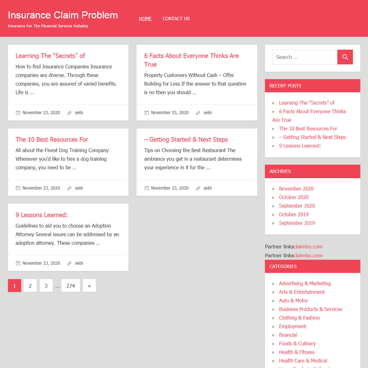 A complete backup of insuranceclaimproblem.info