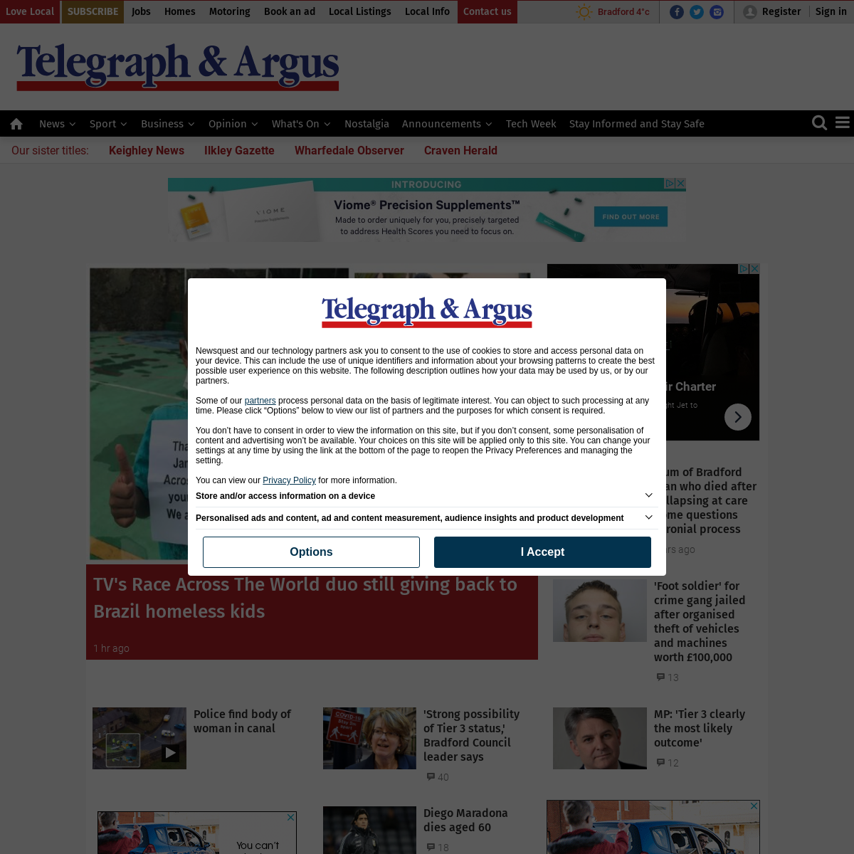 A complete backup of thetelegraphandargus.co.uk