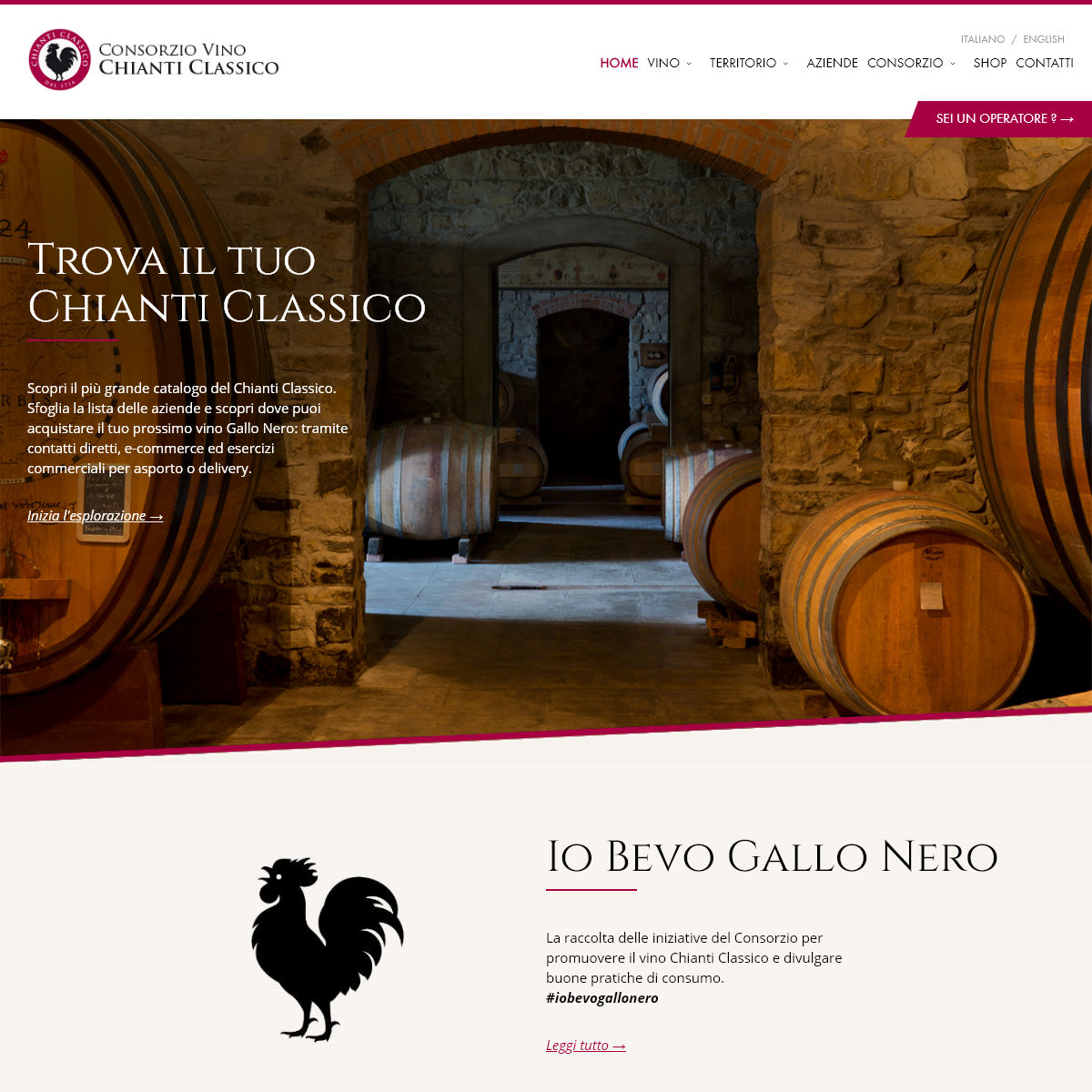 Chianti Classico - Il primo territorio di vino - Sito ufficiale