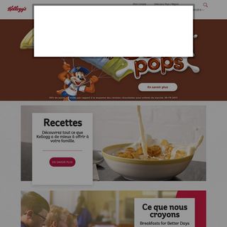 A complete backup of kelloggs.fr