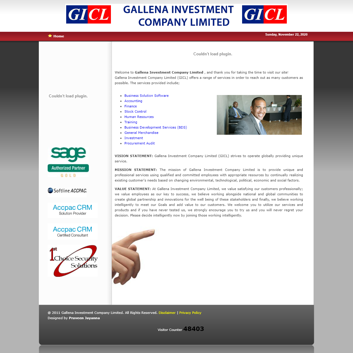 A complete backup of gallenainvestment.com