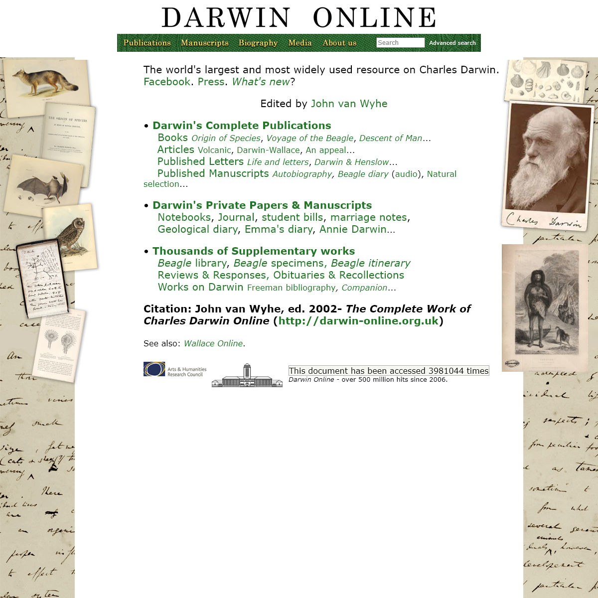 A complete backup of darwin-online.org.uk
