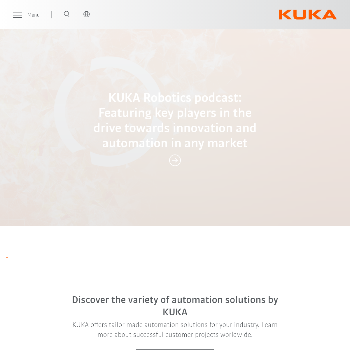 A complete backup of kuka-robotics.com