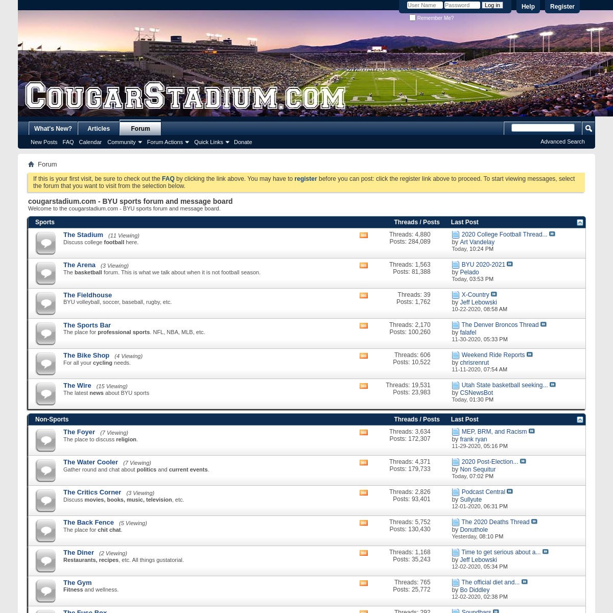 A complete backup of cougarstadium.com