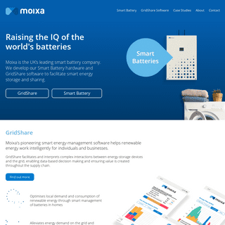 Moixa - Home Energy Storage - Smart Energy Management - Moixa