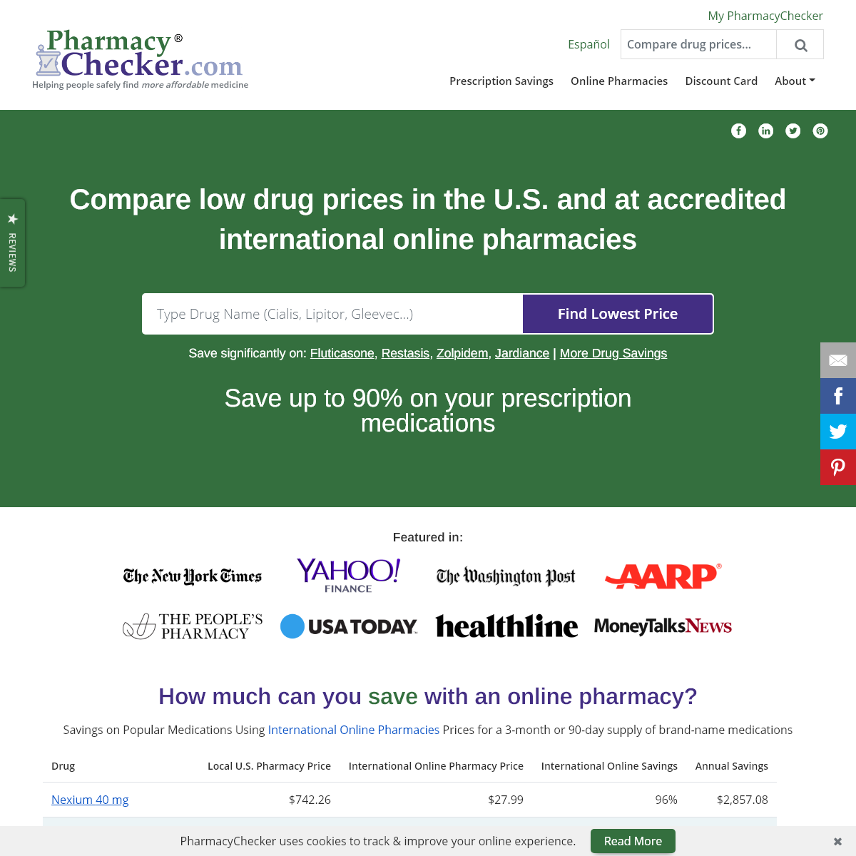 A complete backup of pharmacychecker.com