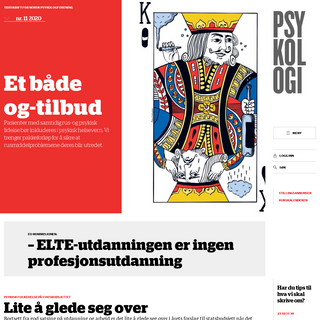 Tidsskrift for Norsk psykologforening -