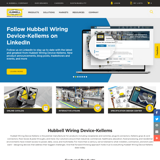 A complete backup of hubbell-wiring.com