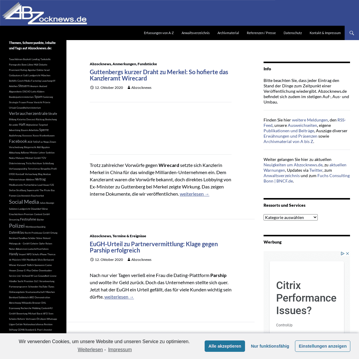 Abzocknews.de - Ihr unabhÃ¤ngiges Informationsportal