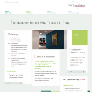 A complete backup of fritz-thyssen-stiftung.de