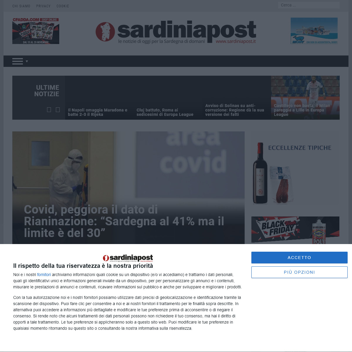 A complete backup of sardiniapost.it