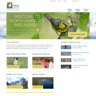 Bird Conservation - Boreal Songbird Initiative