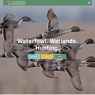 A complete backup of calwaterfowl.org