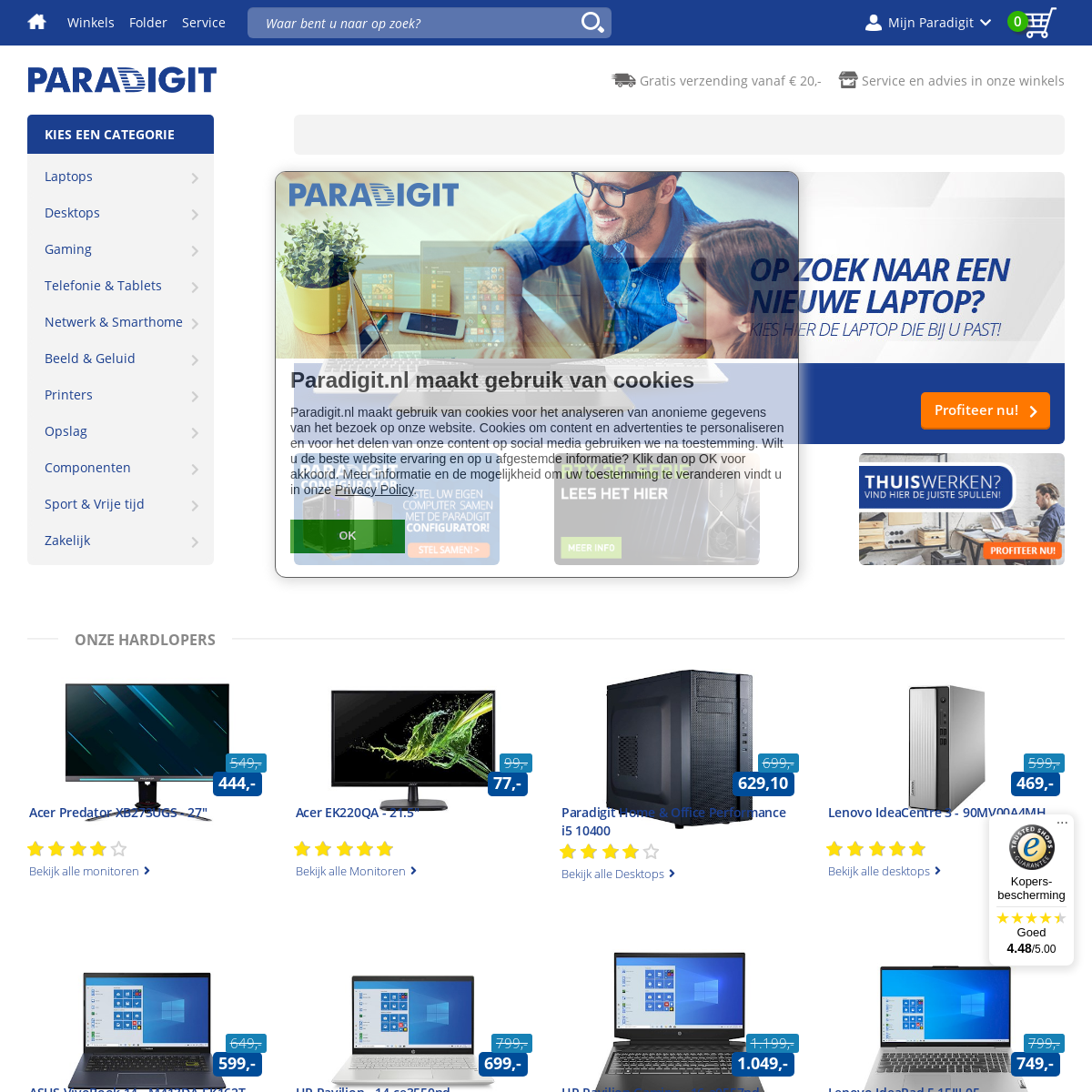 A complete backup of paradigit.nl