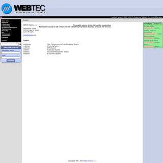 A complete backup of webtec.cz