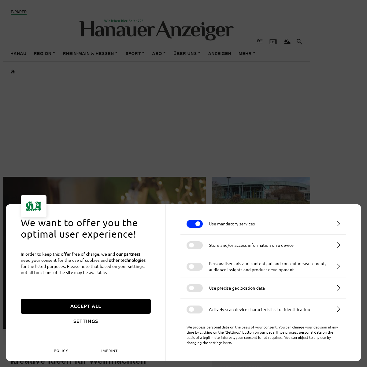 A complete backup of hanauer.de