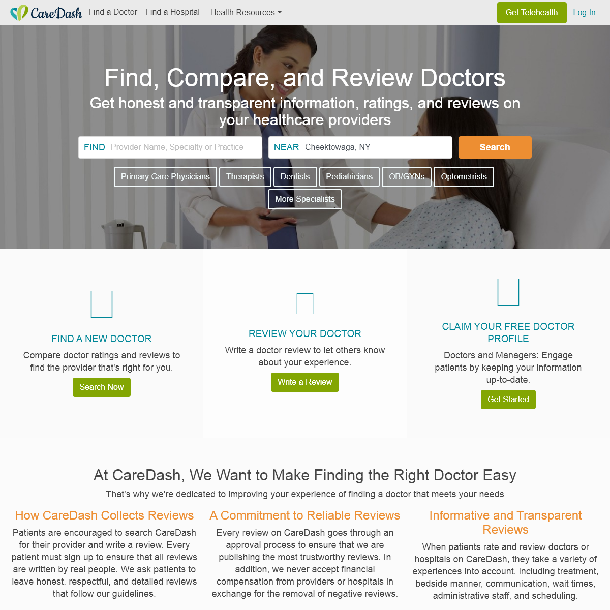 CareDash - Read Doctor Reviews, Compare Doctors & Book Appointments