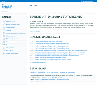 A complete backup of statistikbanken.dk