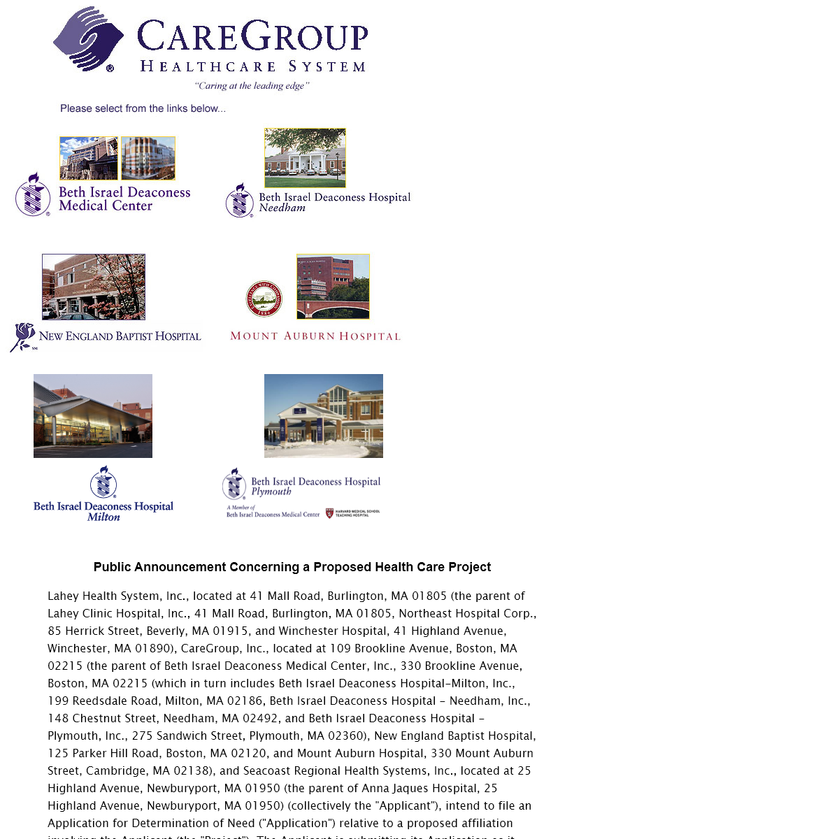 A complete backup of caregroup.org