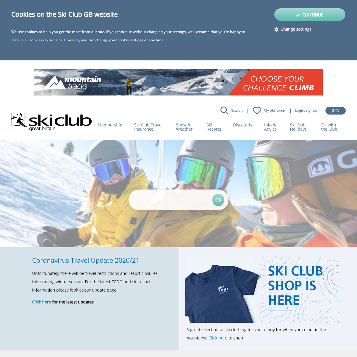 A complete backup of skiclub.co.uk