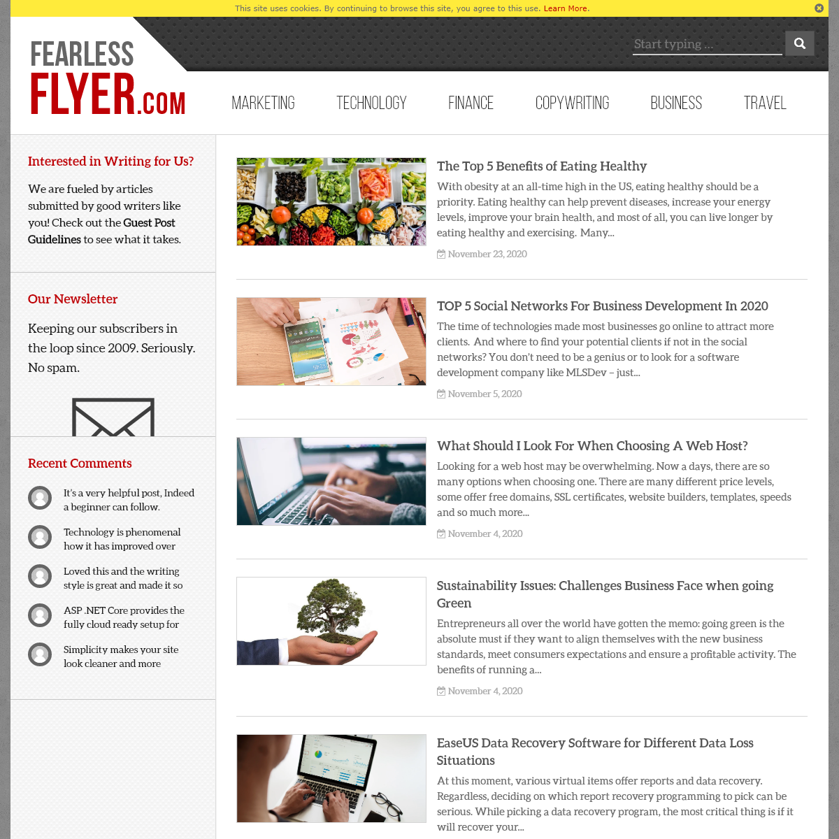 A complete backup of fearlessflyer.com