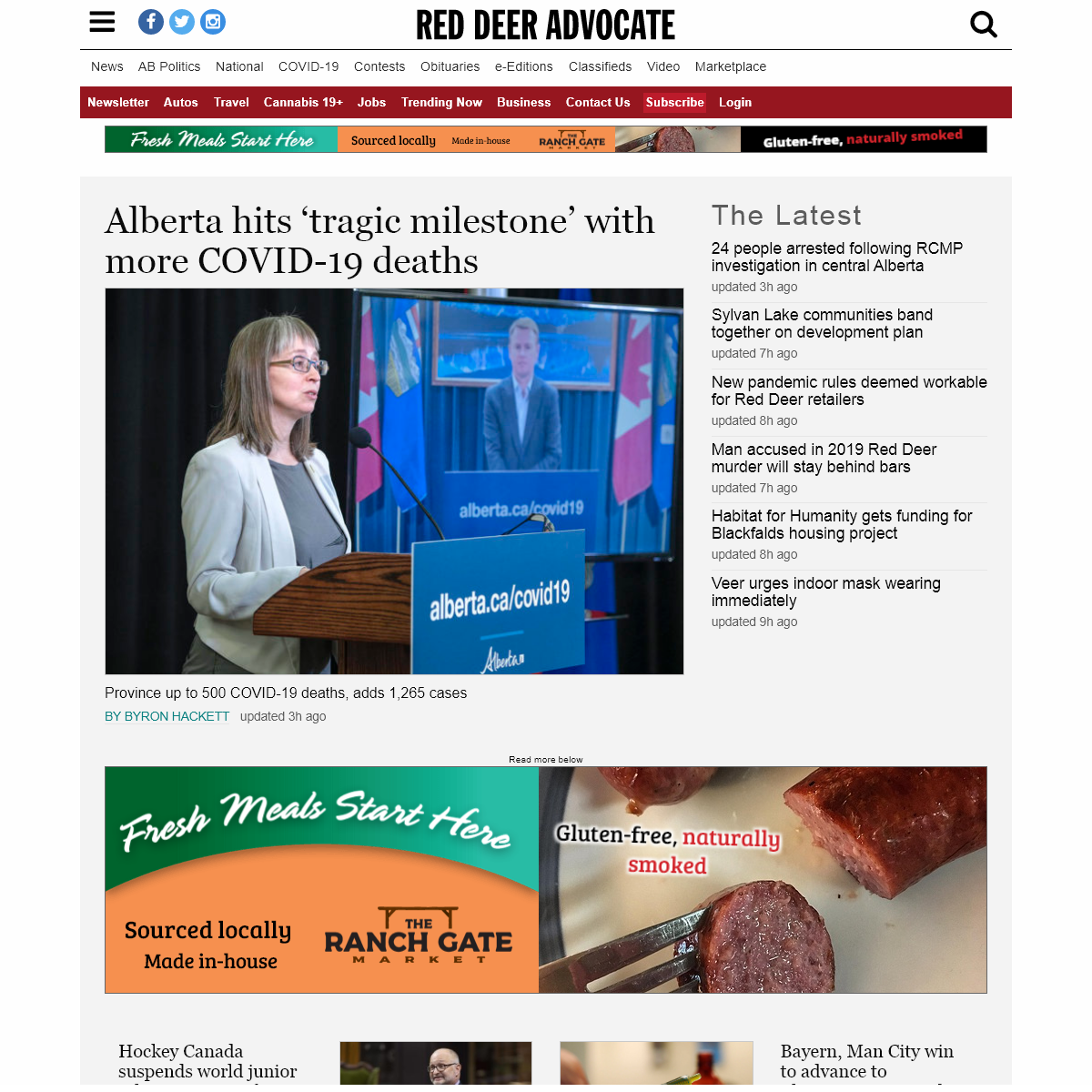 Red Deer Advocate â€“ Get breaking Red Deer news now. Click here for daily stories and in-depth analysis on business, sports, ar