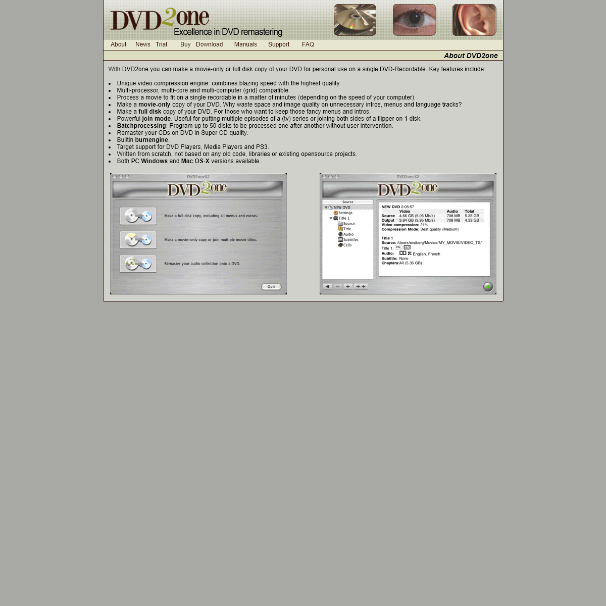 A complete backup of dvd2one.com