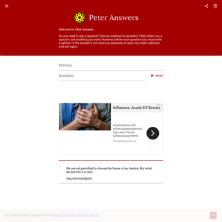 Peter Answers - Virtual Tarot