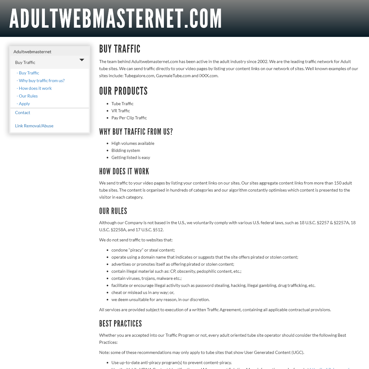 A complete backup of adultwebmasternet.com
