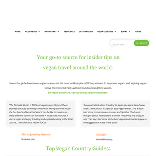 Vegan Travel - The Nomadic Vegan - Vegan Tours - Vegan Travel Blog