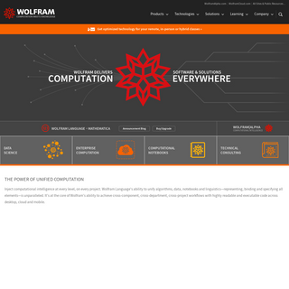 A complete backup of wolfram.com