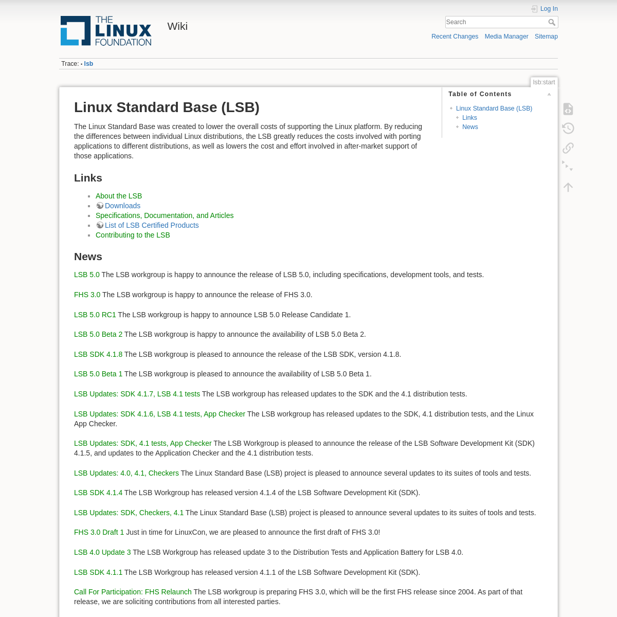 A complete backup of linuxbase.org