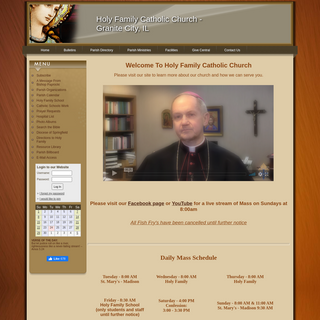 A complete backup of holyfamilycatholicgc.org