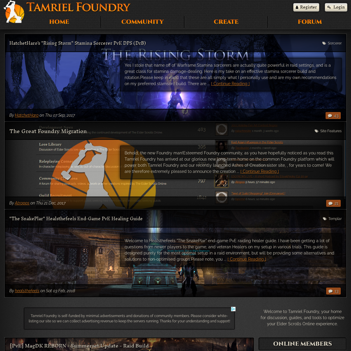 A complete backup of tamrielfoundry.com