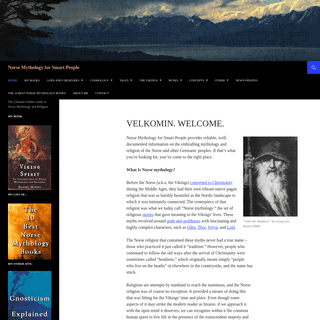 Norse Mythology for Smart People - The Ultimate Online Guide to Norse Mythology and Religion