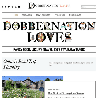 dobbernationLOVES - Fancy Food. Luxury Travel. Lyfe Style. Gay Magic.