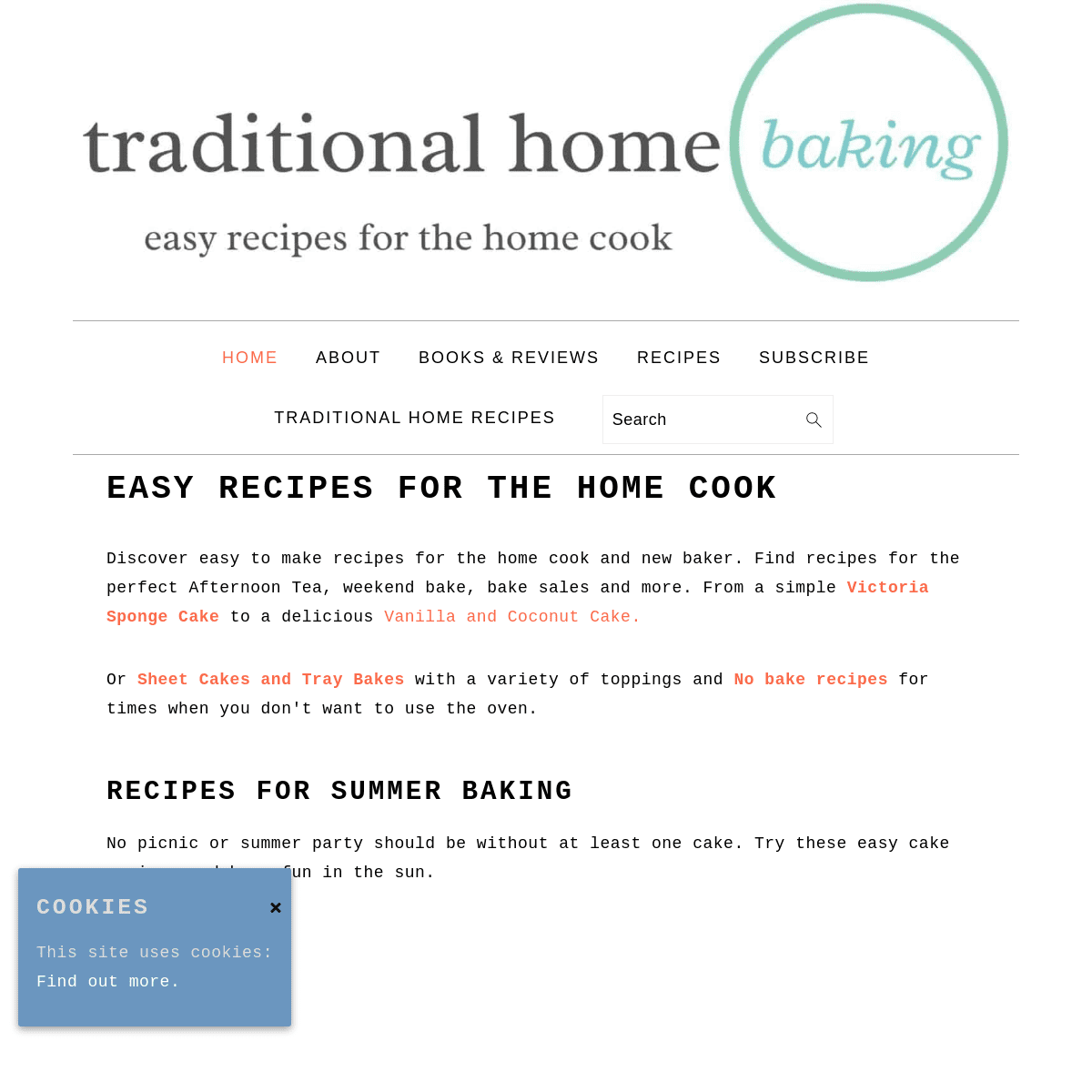A complete backup of https://traditionalhomebaking.com