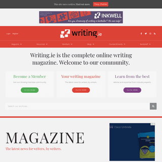 Writing.ie â€“ The complete online writing magazine