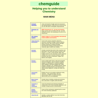 A complete backup of https://chemguide.co.uk