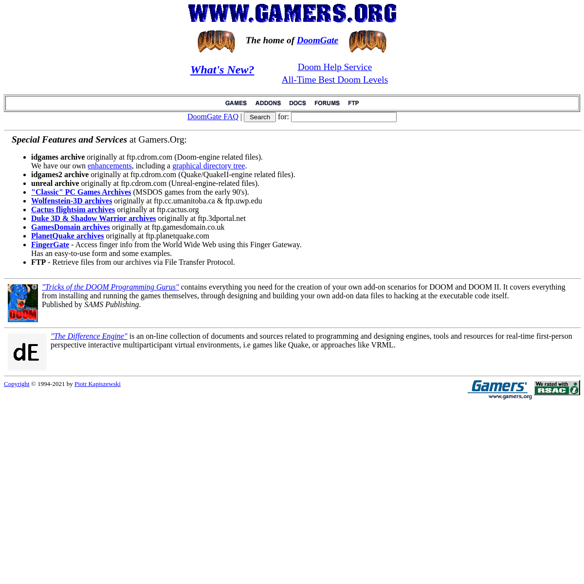 A complete backup of https://gamers.org