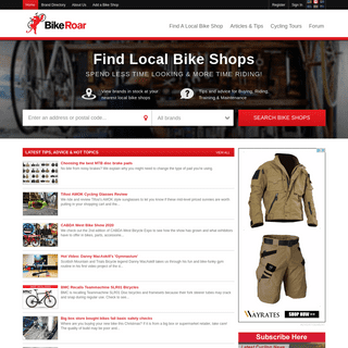 Find Bikes, Local Bike Shops & Awesome Cycling Advice - BikeRoar